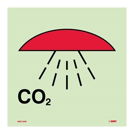 Symbol Space Protected By Co2 Imo Label, IMO144R